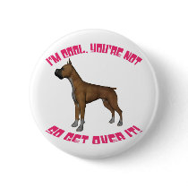 I'm cool Boxer button