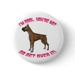 I'm cool Boxer button