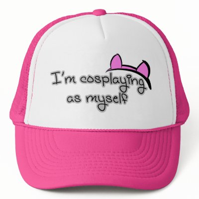 I'm cosplaying as myself trucker hats by danime4