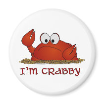 I'm Crabby magnets by ScottInk I'm Crabby magnets