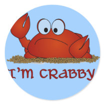 I'm Crabby stickers by ScottInk I'm Crabby stickers
