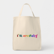 I'm Crunchy Grocery Tote Bag