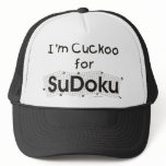I'm Cuckoo For Sudoku hats