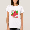 I'm cute as a strawberry! t-shirts