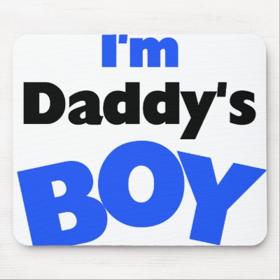 I'm Daddy's Boy Mouse Mat by toddlersplace