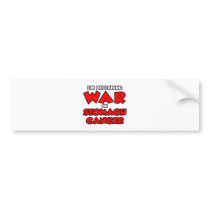 I'm Declaring War on Stomach Cancer bumper stickers