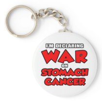 I'm Declaring War on Stomach Cancer keychains