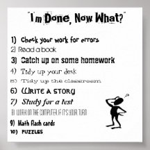 "I'm Done, Now What?" Poster