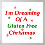 I'm Dreaming Of A Gluten Free Christmas Print