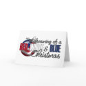 I'm Dreaming of a Red, White & Blue Christmas cards by silentranksshop I'm Dreaming of a Red, White & Blue Christmas cards