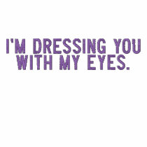 I'm dressing you with my eyes.  EMBROIDERED zip-up embroidered shirts