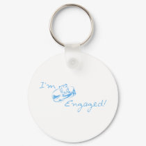 I'm Engaged (Blue Diamond Ring) keychains