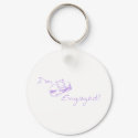 I'm Engaged (Purple Diamond Ring) keychains