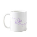 I'm Engaged (Purple Diamond Ring) mugs