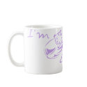I'm Engaged (Purple Diamond Ring) mugs