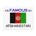 I'm Famous In AFGHANISTAN postcards