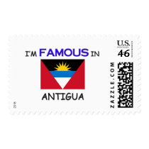 I'm Famous In ANTIGUA Postage Stamp