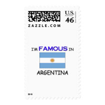 I'm Famous In ARGENTINA Postage Stamp
