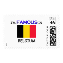 I'm Famous In BELGIUM postage