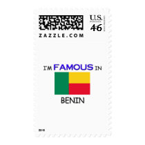 I'm Famous In BENIN postage by flagshirt I'm Famous In BENIN postage