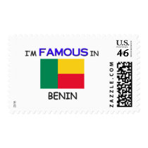 I'm Famous In BENIN Stamp