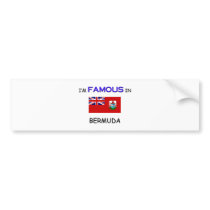 I'm Famous In BERMUDA bumper stickers