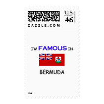 I'm Famous In BERMUDA postage