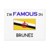 I'm Famous In BRUNEI postcards
