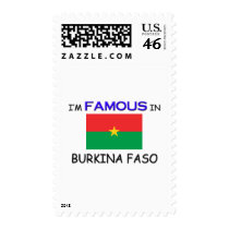 I'm Famous In BURKINA FASO postage
