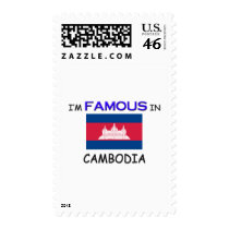 I'm Famous In CAMBODIA postage by flagshirt I'm Famous In CAMBODIA postage