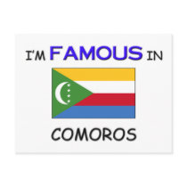 I'm Famous In COMOROS postcards