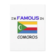 I'm Famous In COMOROS postcards