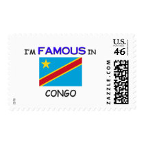 I'm Famous In CONGO postage