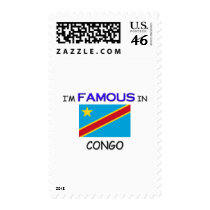 I'm Famous In CONGO postage