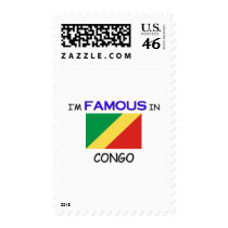 I'm Famous In CONGO postage
