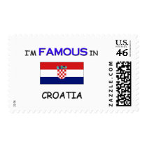 I'm Famous In CROATIA postage