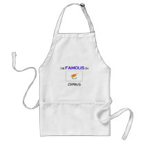 I'm Famous In CYPRUS aprons by flagshirt I'm Famous In CYPRUS aprons