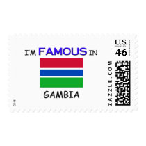 I'm Famous In GAMBIA postage by flagshirt I'm Famous In GAMBIA postage