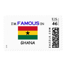 I'm Famous In GHANA postage