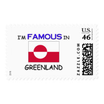I'm Famous In GREENLAND postage