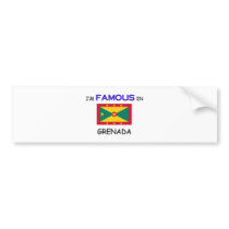 I'm Famous In GRENADA bumper stickers