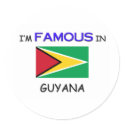 I'm Famous In GUYANA stickers by flagshirt I'm Famous In GUYANA stickers