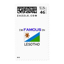 I'm Famous In LESOTHO postage
