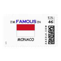 I'm Famous In MONACO postage