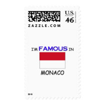 I'm Famous In MONACO postage
