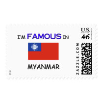 I'm Famous In MYANMAR postage by flagshirt I'm Famous In MYANMAR postage