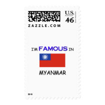 I'm Famous In MYANMAR postage by flagshirt I'm Famous In MYANMAR postage