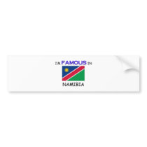 I'm Famous In NAMIBIA bumper stickers by flagshirt I'm Famous In NAMIBIA bumper stickers