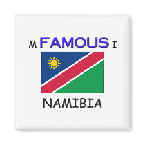 I'm Famous In NAMIBIA magnets by flagshirt I'm Famous In NAMIBIA magnets