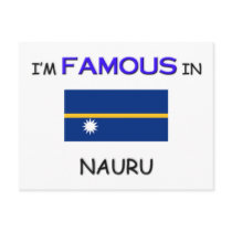 I'm Famous In NAURU postcards